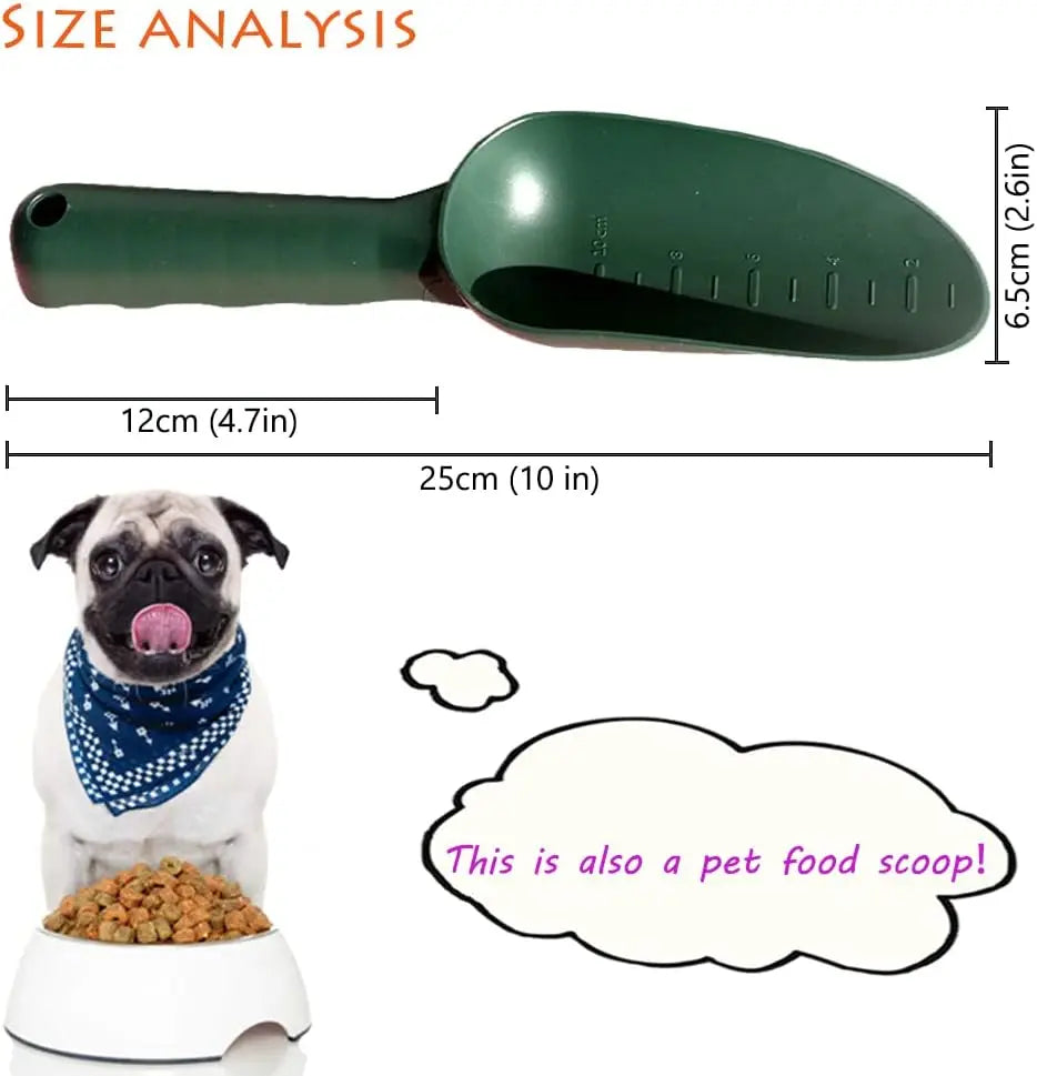 Garden Shovel Hand Trowel – Multifunctional Tool for Soil Planting, Digging, Transplanting, Beach Sand, and Pet Food Scooping